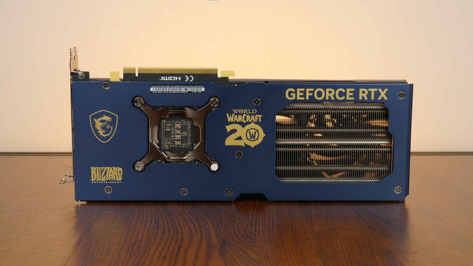Review MSI GeForce RTX 4070 SUPER 12G GAMING SLIM World of Warcraft EDITION